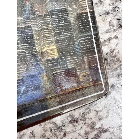 TWIN TOWERS New York City NYC Bradford Exchange Tray numbered 2002 - Picture 4 of 9